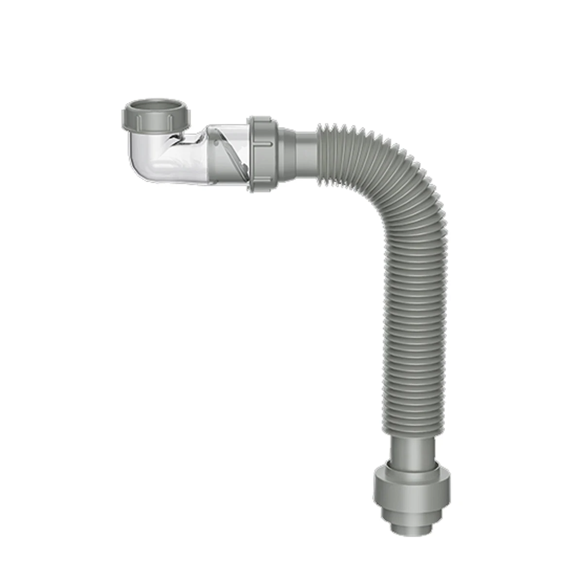 Дешевая дренажная труба для ванной сделана из гибкого материала и гофрированная растягивающаяся конструкция для отпугивания насекомых и запаха