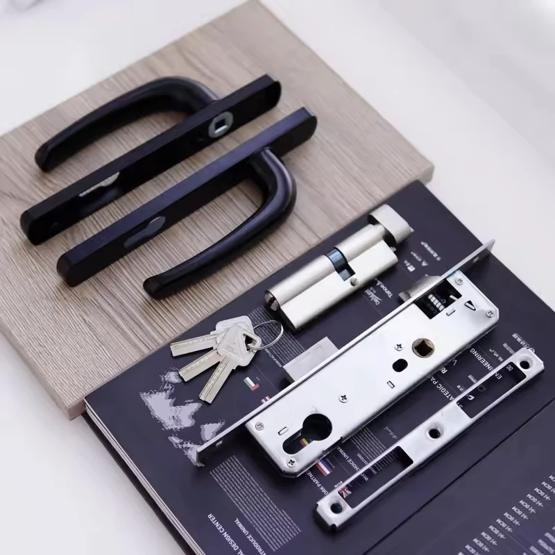 Factory Selling Popular Customized Size Color Stainless Steel Security Mortise Door Locks Aluminum Door Handle