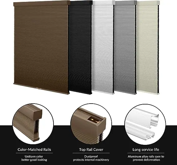 Professional Large Factory Anti-uv Honeycomb Blinds Cellular Fabric Double Cellular Honeycomb Blinds