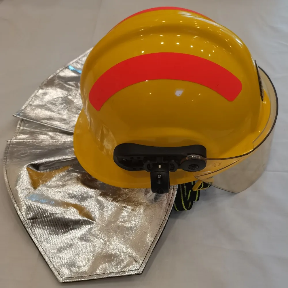 2021 New Type Europe Yellow Fire Fighting Helmet Fire Helmet For Fire Fighting