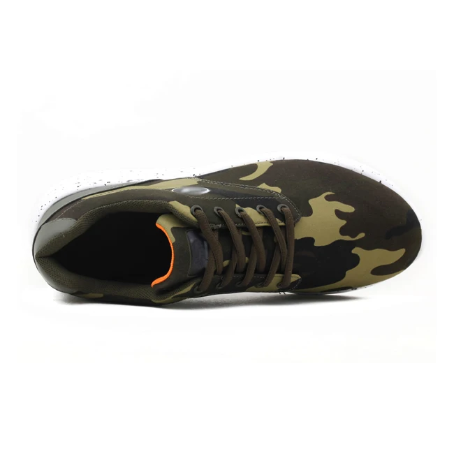 2023 Fashion light weight camouflage color block eva foam sole sport shoes sneakers for men