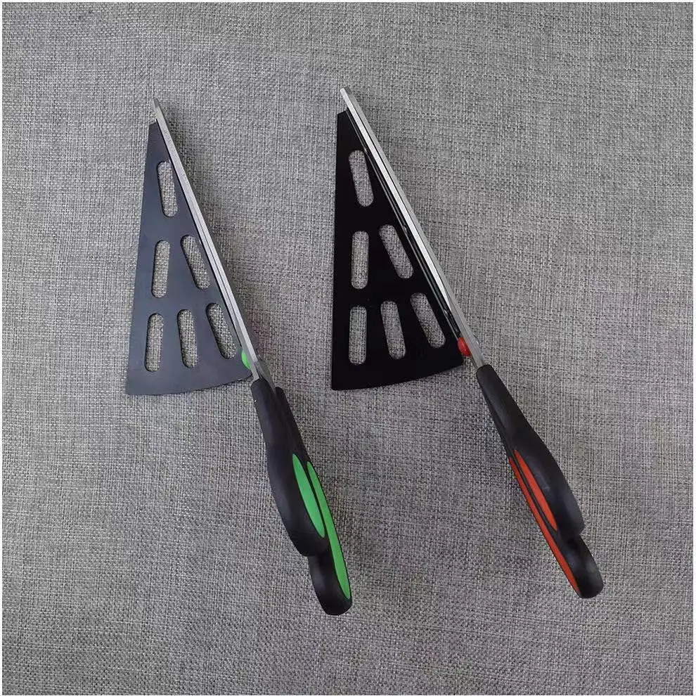 Practical Non-Slip Pizza Cutter Scalloped Office Stationery Household Food Scissors Kitchen Scissor