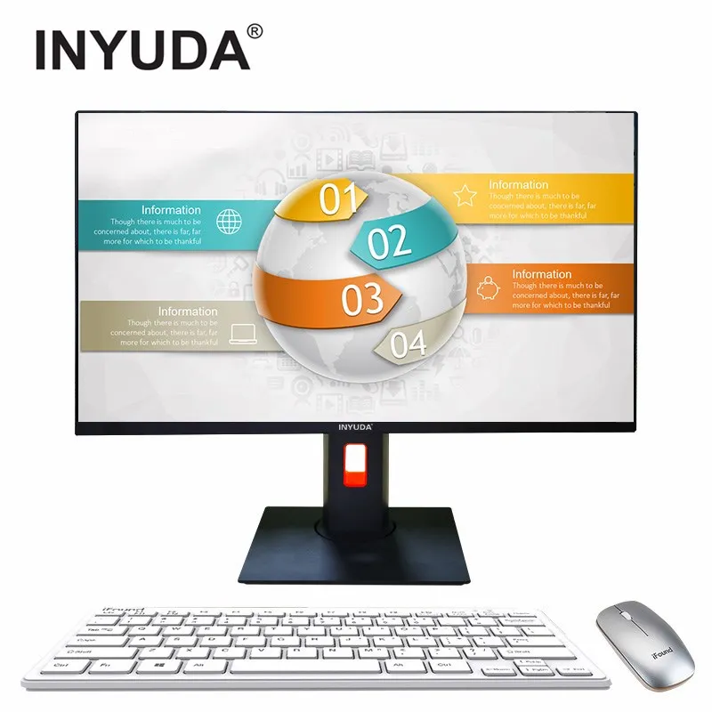 Good Quality 21.5 Inch Rotating Office All In One PC Core i7 i5 i3 Cpu Processor Gaming PC Desktop Computer