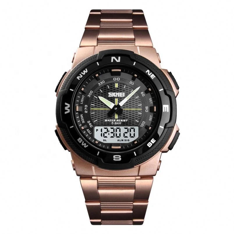  Relogio skmei 1370 saat montre часы наручные с механизмом al por mayor водонепроницаемые аналоговые цифровые для