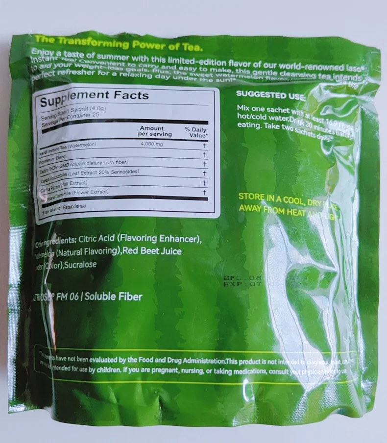 Modified tea  Watermelon Laso Tea Milk Fragrant Sour Sweet Instant Tea