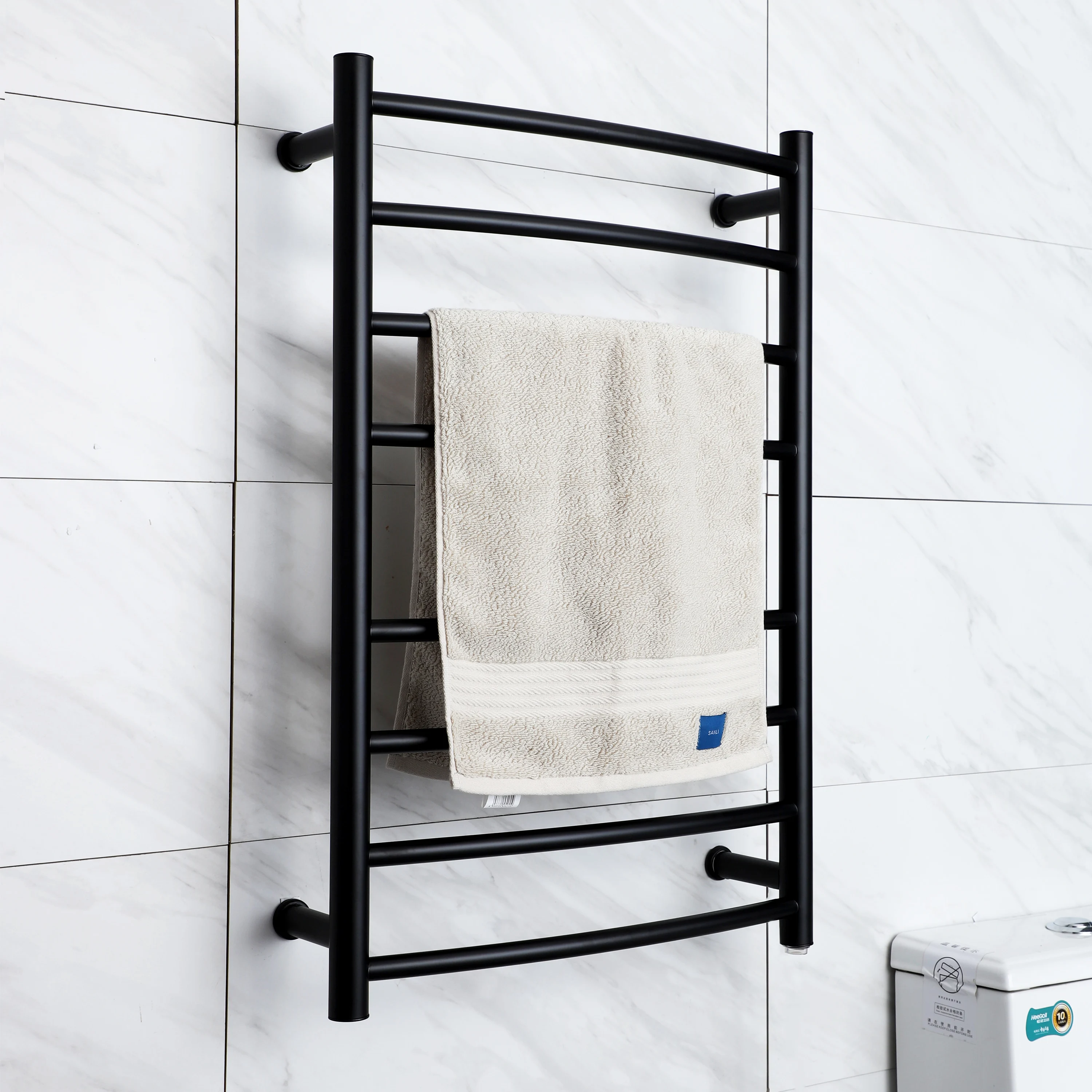 Etl Certificate Wall Mounted Bathroom Electric Heating Towel Dryer Rail Stainless Steel Towel Warmer Heaters