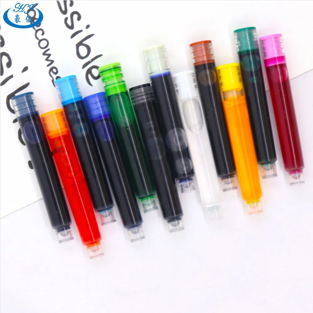 
Multicolor Options Disposable Fountain Pen Ink Cartridge Fountain Pen Ink Refill Set 