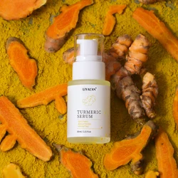 OEM Vegan Tumeric Extract Serum Anti Acne Skin Lightening Reducing Dark Spots Turmeric Face Serum
