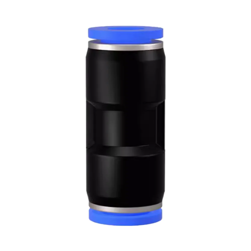 CNC Machined Stainless Steel Pneumatic Quick Connector PU Straight PG PEG PW Reducer PE PY Tee Pipe Insert 4 6 8 10-8mm