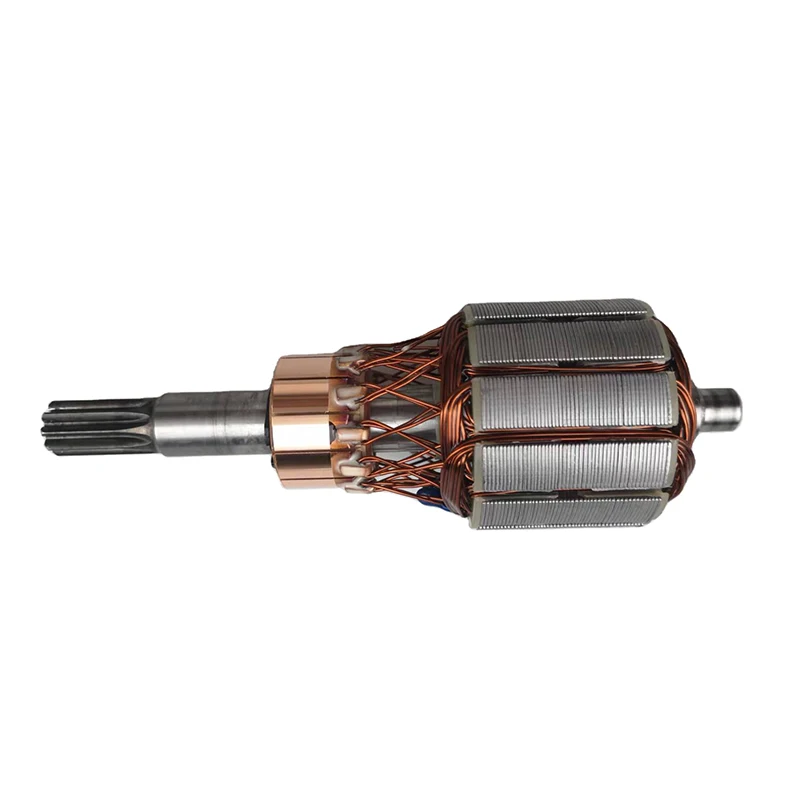 Steel copper material quality motorcycle motor shaft custom for CG150-9T