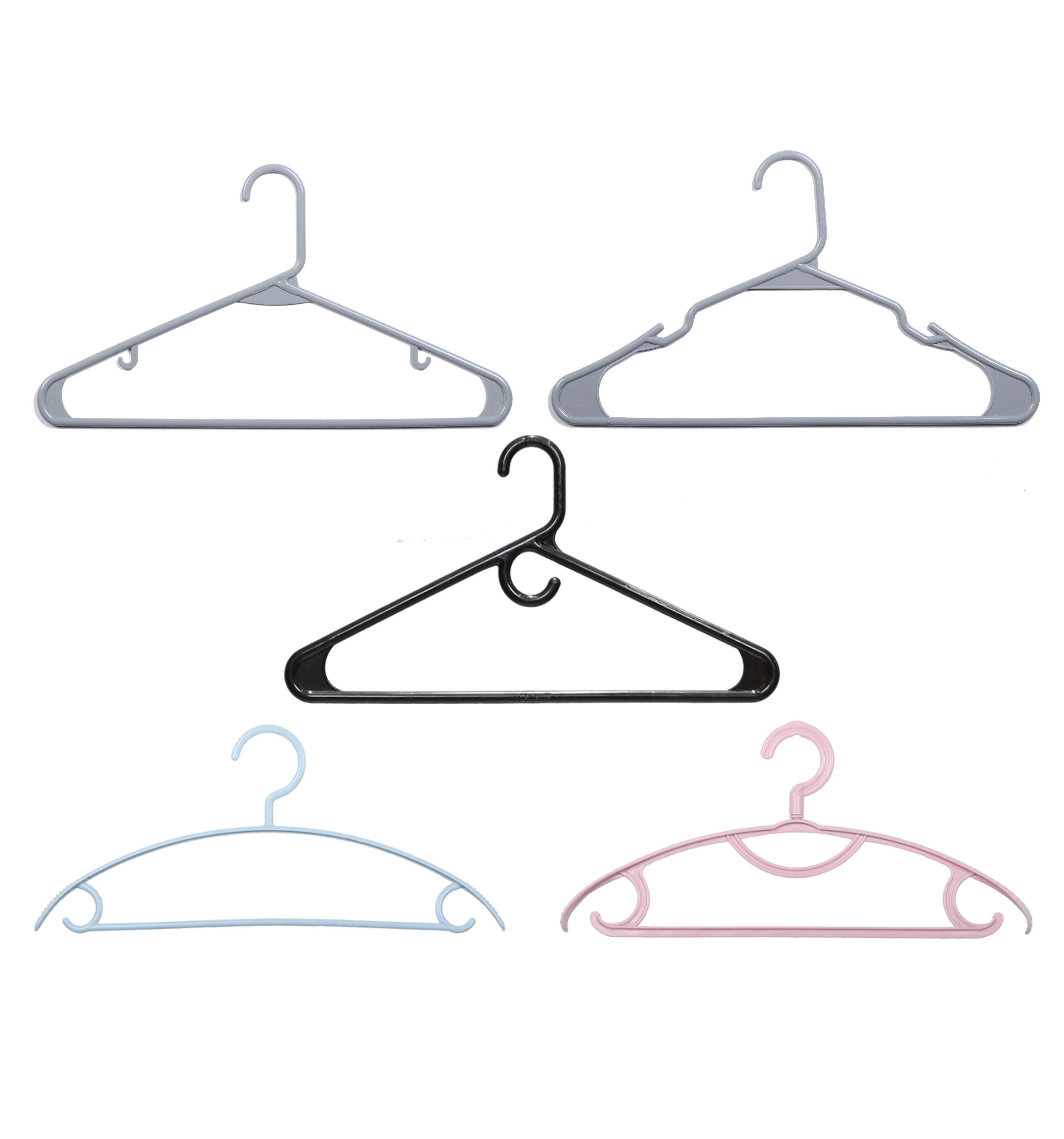 Luxury thick plastic clothes hanger for large coat Heavy duty durable plastic hangers for winter