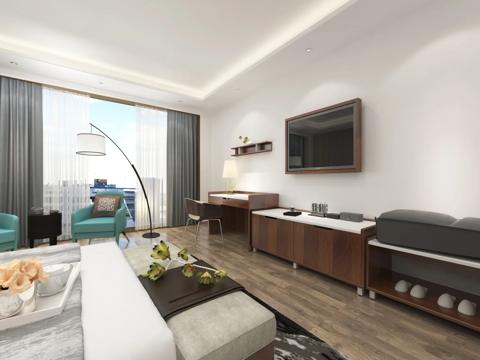 Hotel Bedroom Furniture Design Resort Hotel Bedroom Sets Star Business Cherry Zebra Painting Beach Wood Item Style House Surface