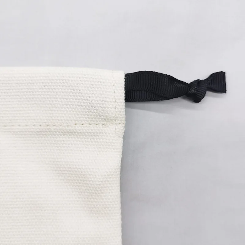 Wholesale Eco Muslin Cotton Linen Gift Packaging Pouch Customized Organic Cotton Drawstring Bag with Logo