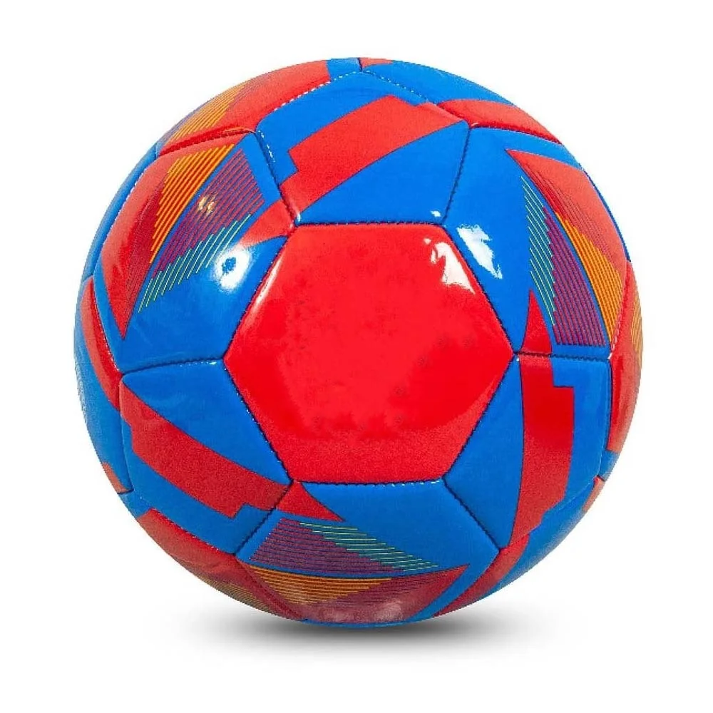 Soccer Ball Football Wholesale Custom Size 2 Black Yellow Bag Green Red White Blue Shiny PVC Silkscreen Gray Surface Color
