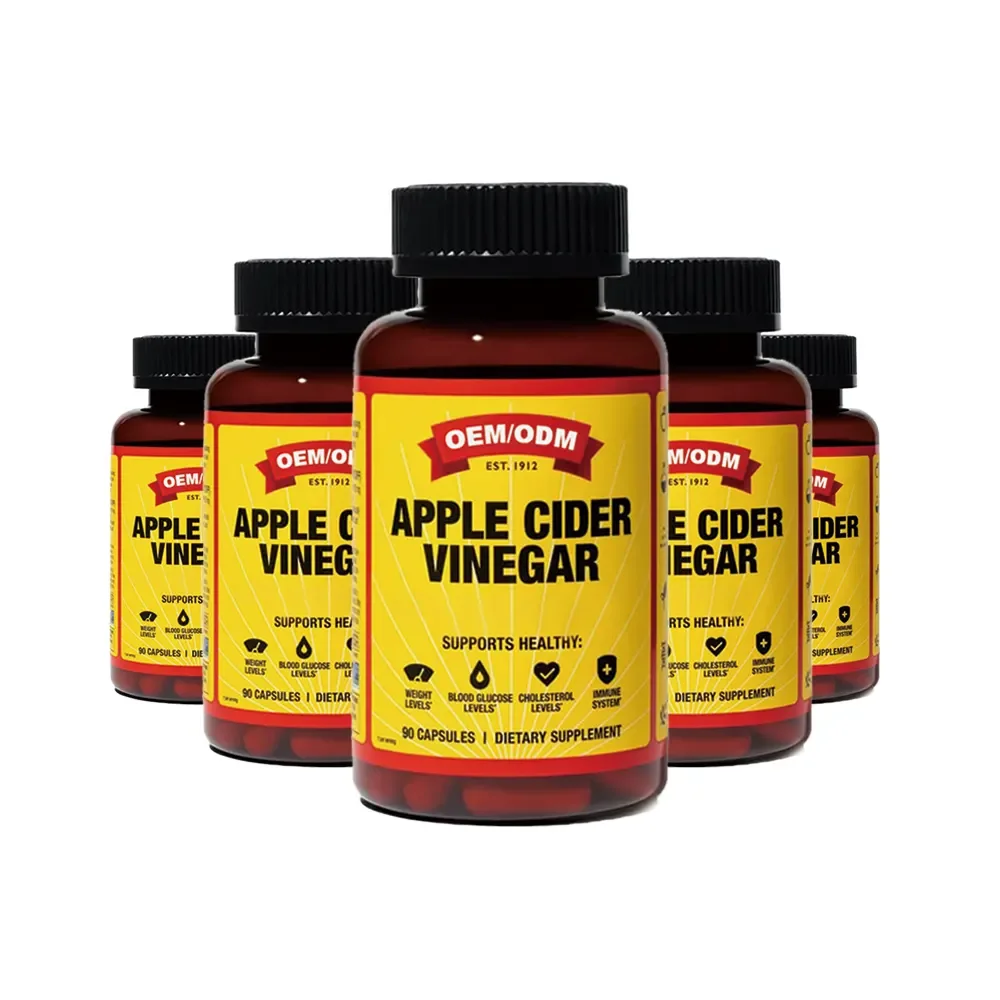 Factory Direct Wholesale Apple Vinegar Capsules Hot Products 2024 Heart Health Supplement Rebrandable Health Products