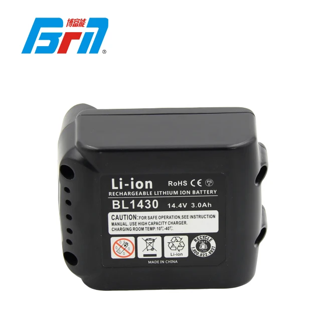 Hot selling BL1430 rechargeable 14v 3.0Ah power tool battery