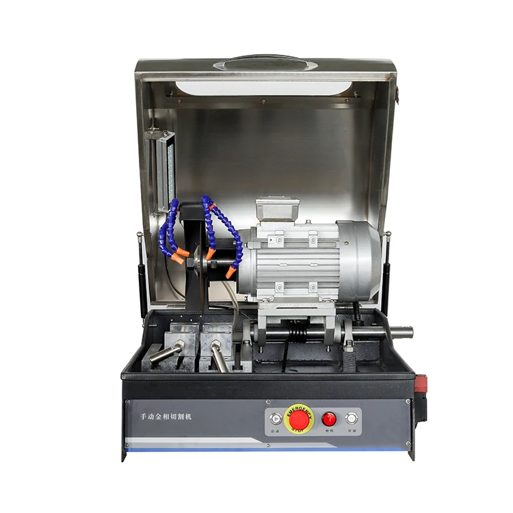 Brand new dumbbell automatic metallographic sample geological thin section cutting machine