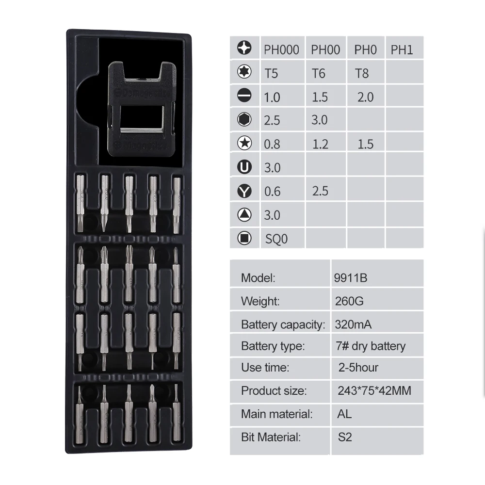 Mini Electric Screwdriver Pro Mini Cordless Small Electric Screwdriver For Phone Xbox PC Toys Camera Precise Repair Tool