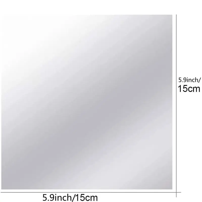 Custom Acrylic Soft Mirror Wall Self-adhesive HD Full-length Mirror Patch Home Bathroom Mirror Sticker Wall Sticker