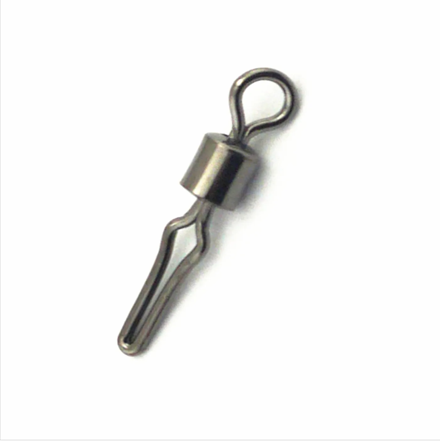 Fishing Accessories Tackle Fishing Connector With Side Line Clip  line grip swivels Quick-Change Snap clip Swivels