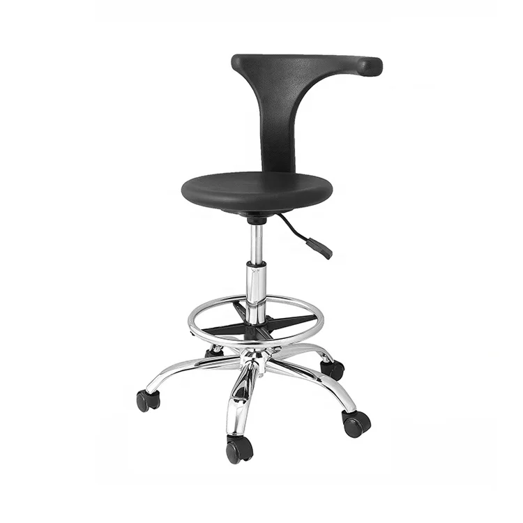 
Customized shape height adjustment ESD stool chemistry PU lab chair 