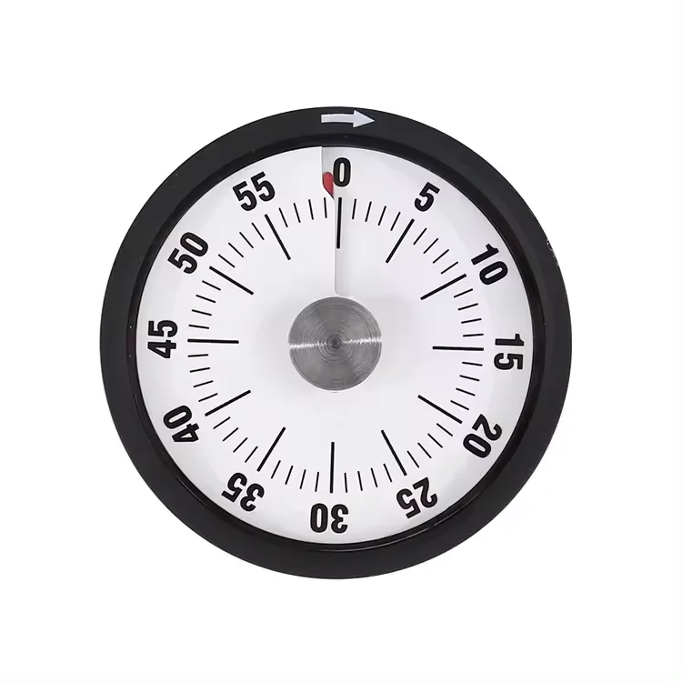 Timer for study ABS timer with rubberized coating design household sports timer mechanical countdown