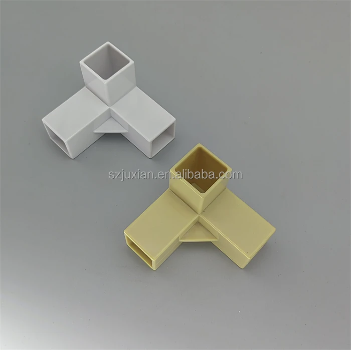 plastic elbow connector for square PVC tube