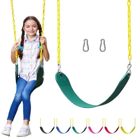 Swing Set Accessories Replacement with Snap Hooks for Kids Outdoor Play Playground Trees Swing Set