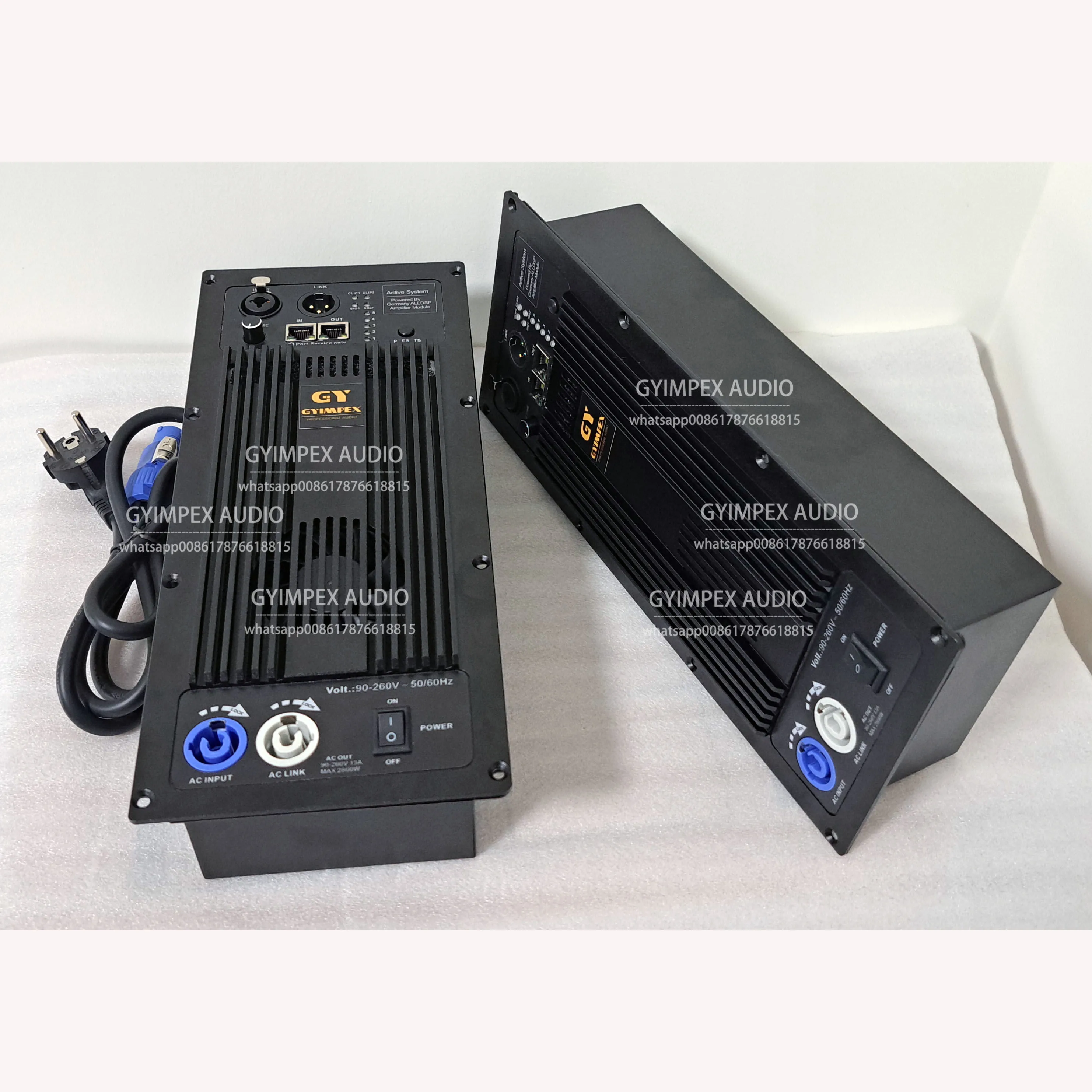 DSP FIR 800w+300w high Power Digital Power Amplifiers Modules DSP Amplifier Module with Germany FIR amplifier plate
