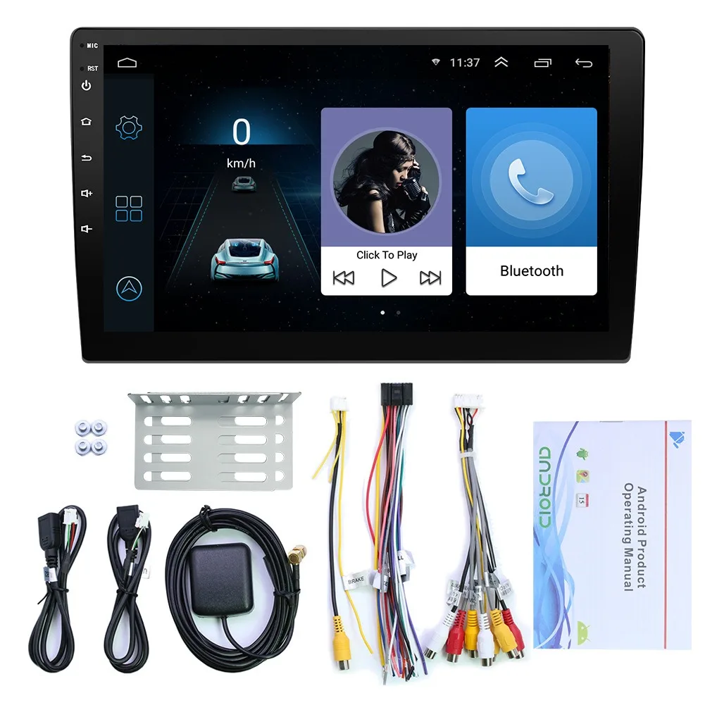 Автомагнитола 2 Din на Android 9 1 мультимедийный проигрыватель с GPS 2.5D универсальная для Volkswagen Nissan Hyundai Kia toyota LADA