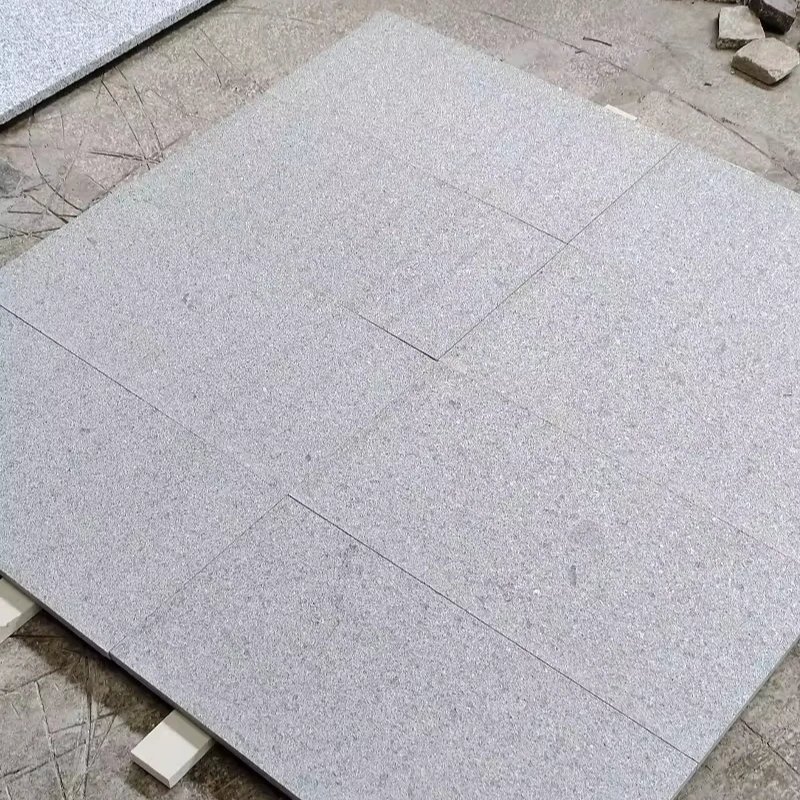 Flamed 18mm Thick China G688 Grey Granite Garden Exterior Wall Cladding Tiles 60 x 120
