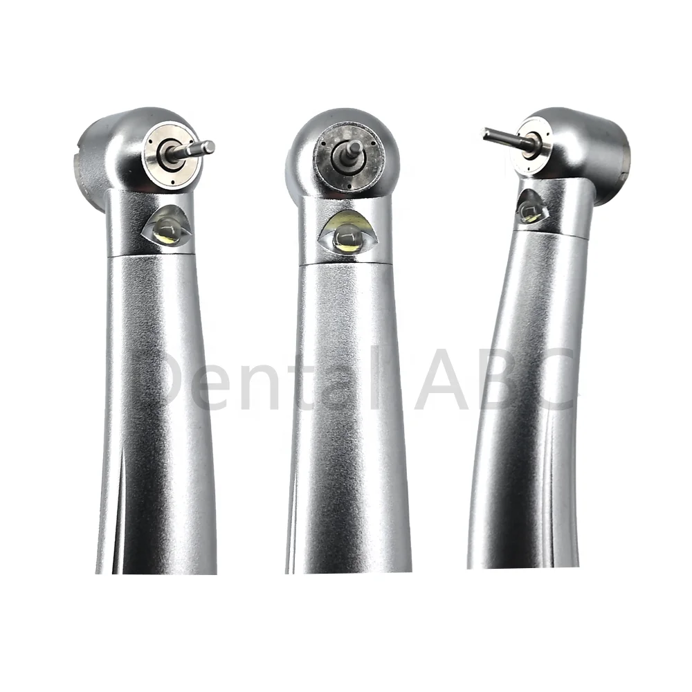 Dental Product LED Handpiece Push button 3 Way Spray Push Button Ceramic cartridge  rotary Turbine High Speed E-generator