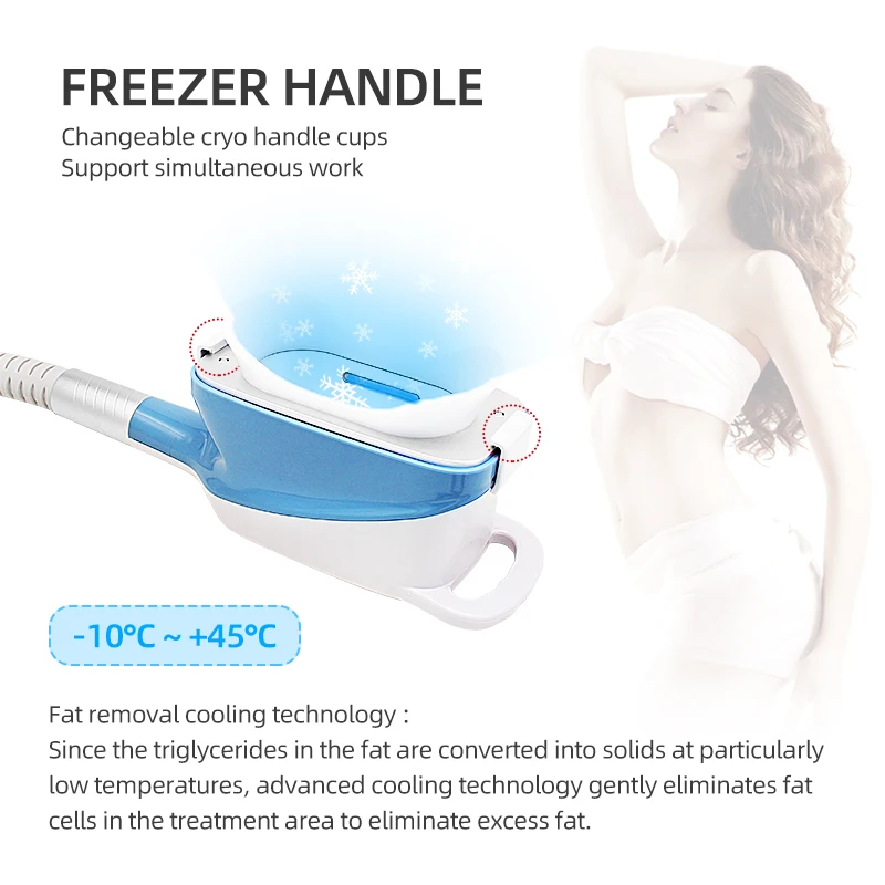 Equipment Removal Membrane Burning Cryolipolysis Reduction Salon Beauty 360 Weight Slimming Ems Portable Fat Freezing Machine