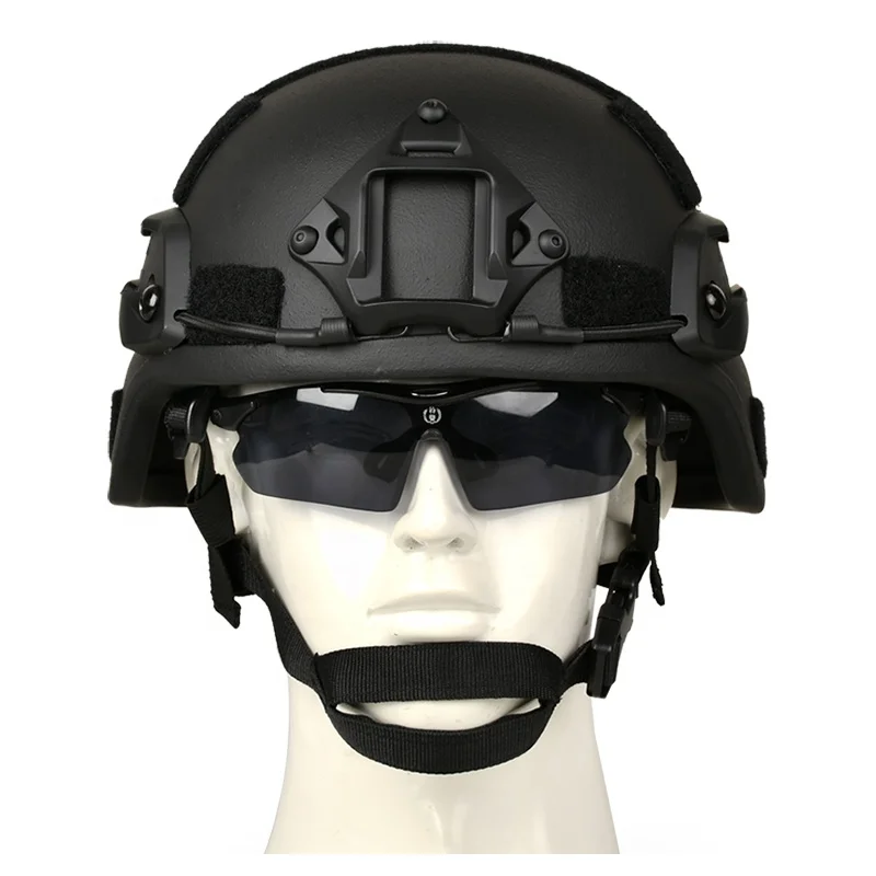 Светлый арамидный пуленепробиваемый баллистический шлем Защита головы NIJ IIIA 9 мм FMJ/ 44Mag Стандартный Тактический шлем MICH