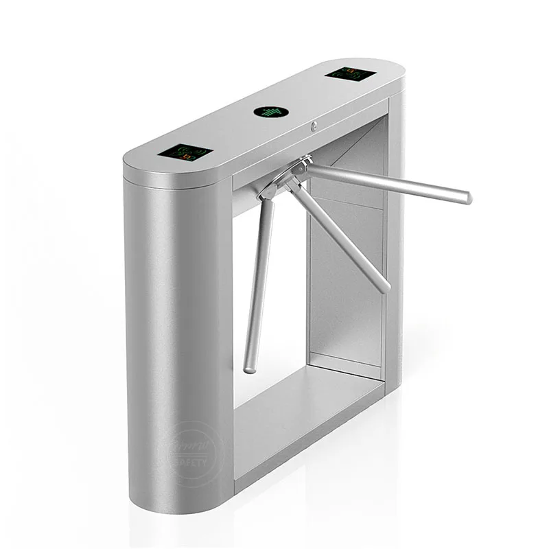 Hot Sale Face Recognition Arm Drop Electronic Tripod Turnstiles with QR Code Barcode Reader