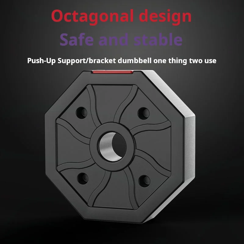 Octagonal Environmental Protection Fitness Weight Lifting Unisex Training Home Cement Dumbbell Variable Barbell Kettlebell Set