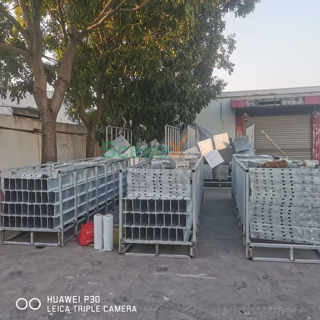Super Stable Steel solar PV mounting Structure  Car Parking Carport Frame Car Parking Shed for solar EV port charging station