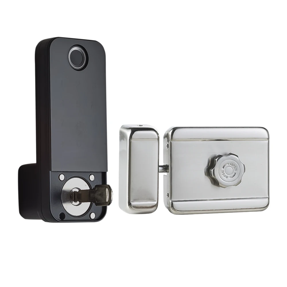 Waterproof wireless Keyless Fingerprint Password Security remote Remote control outdoor door lock