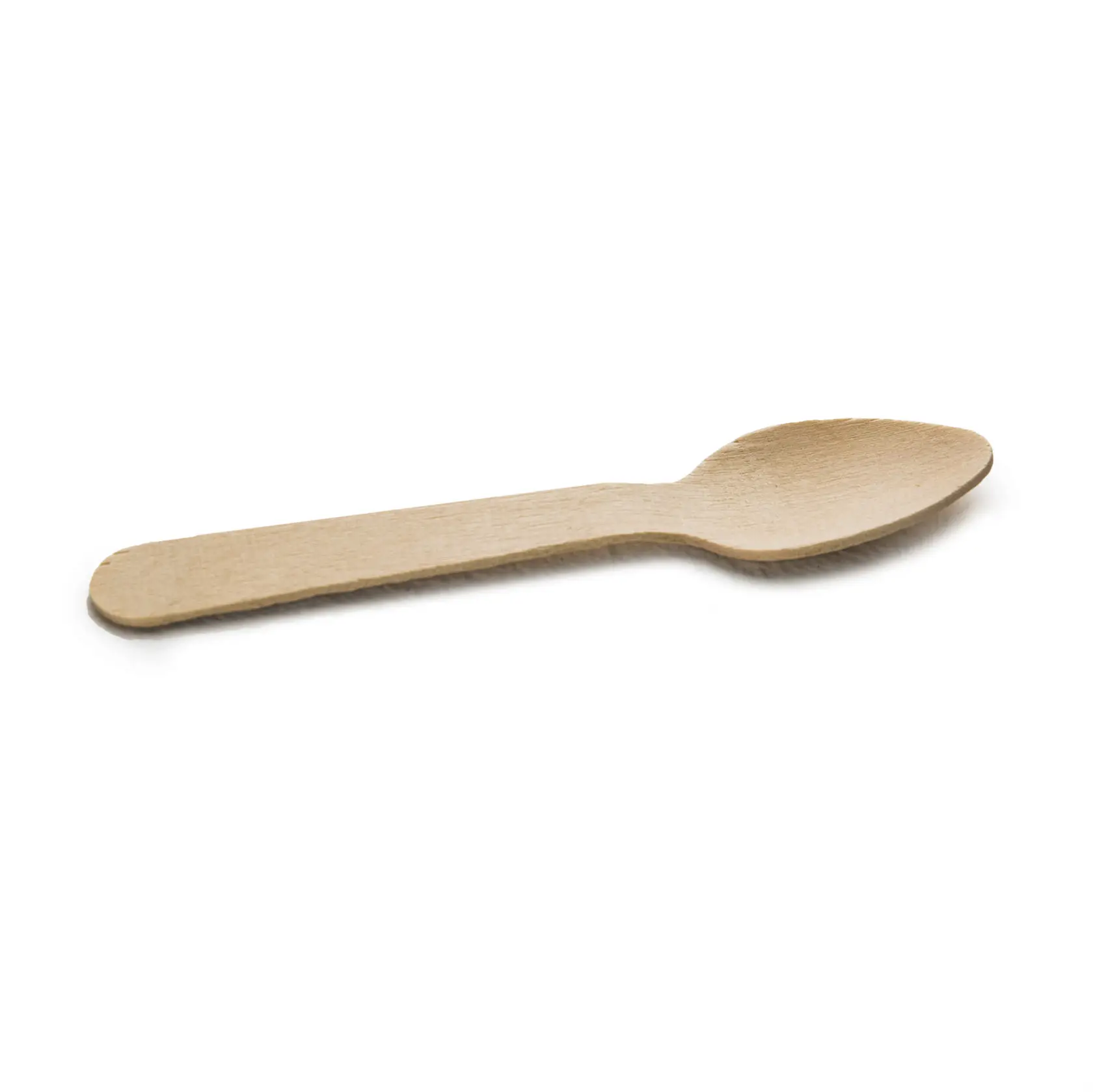 High Quality Wooden Eco- Friendly Tableware 110mm spoon for & Europe Market