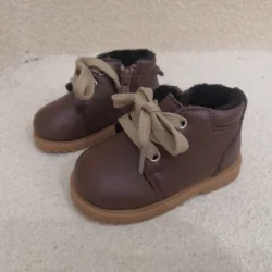 Winter Warm  Baby Solid Snow BootsInfant Girls Boys Cotton Shoes