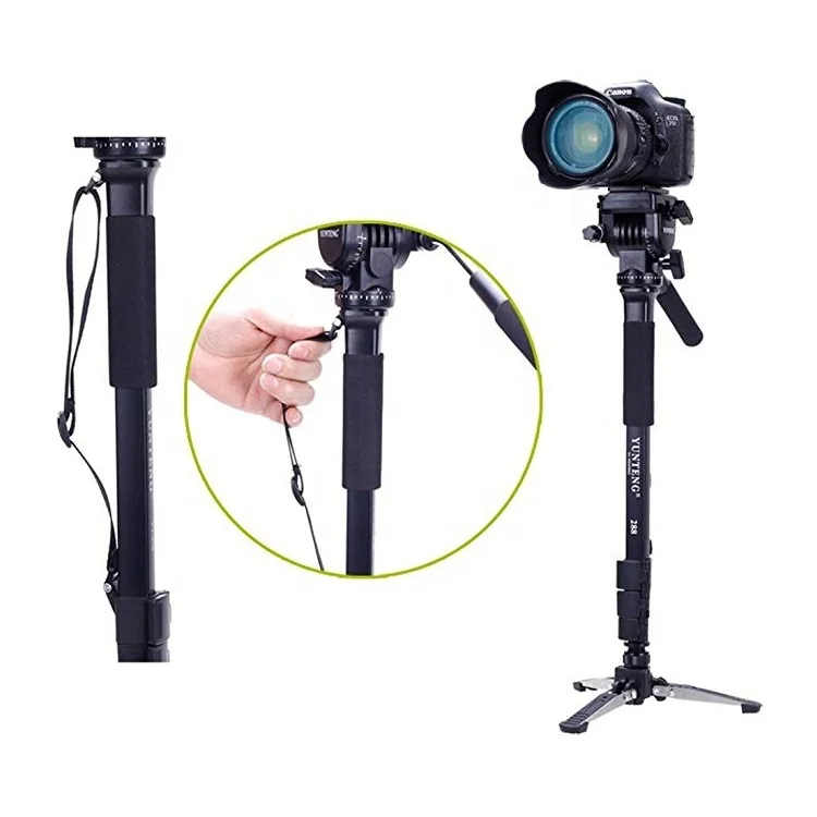 Оригинальный Yunteng VCT-288 Профессиональный сверхмощный штатив-Трипод для цифровой зеркальной камеры Canon Nikon однообъективной фотокамеры DSLR и