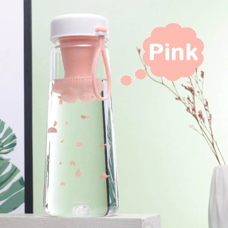 New design plastic bottle with silicone tea compartment strainer infuser reusable cup clear custom bpa free sport water bottle