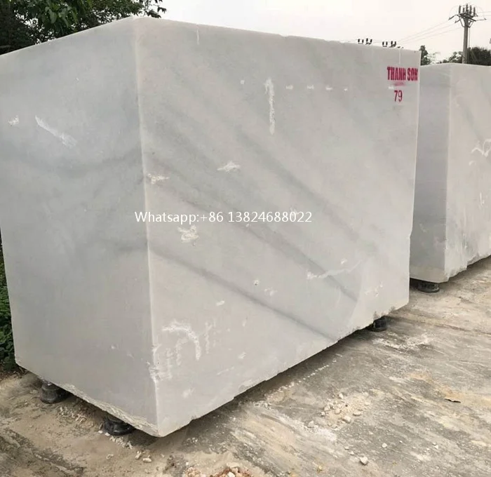 
Pure white marble slabs and stone blocks cut to size from vietnam suppliers 