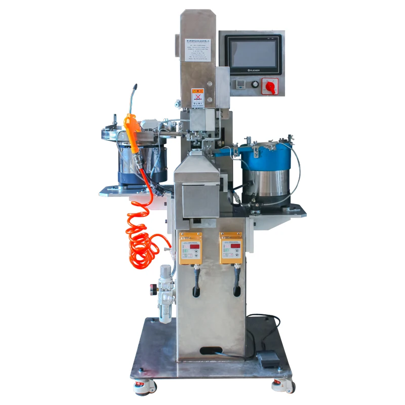automatic snap button fixing machine snap fastener attaching machine