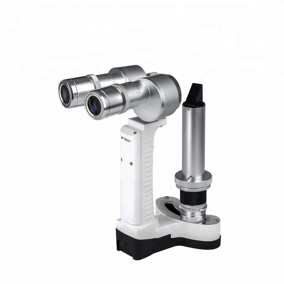 Medical ophthalmic 5 steps Slit lamp microscope with table and tonometer MLX25