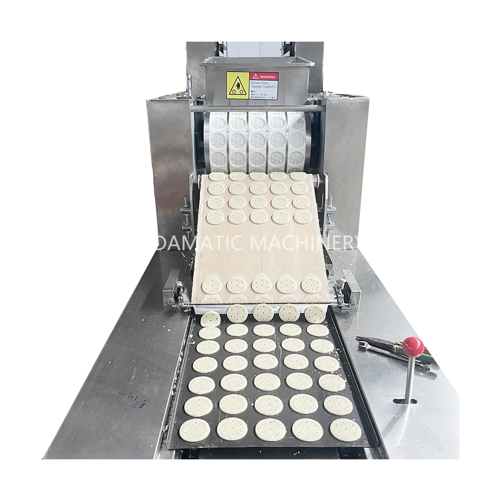 Damatic Automatic biscuits cookies making machine small sandwich biscuit moulding processing production line