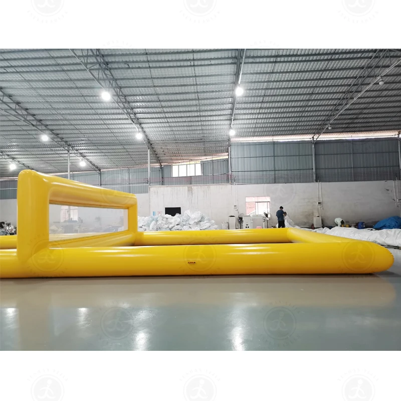 Water Play Equipment Swimming Pool Float Set Pool Games Volleyball Net Inflatable Court Volleyball Pool