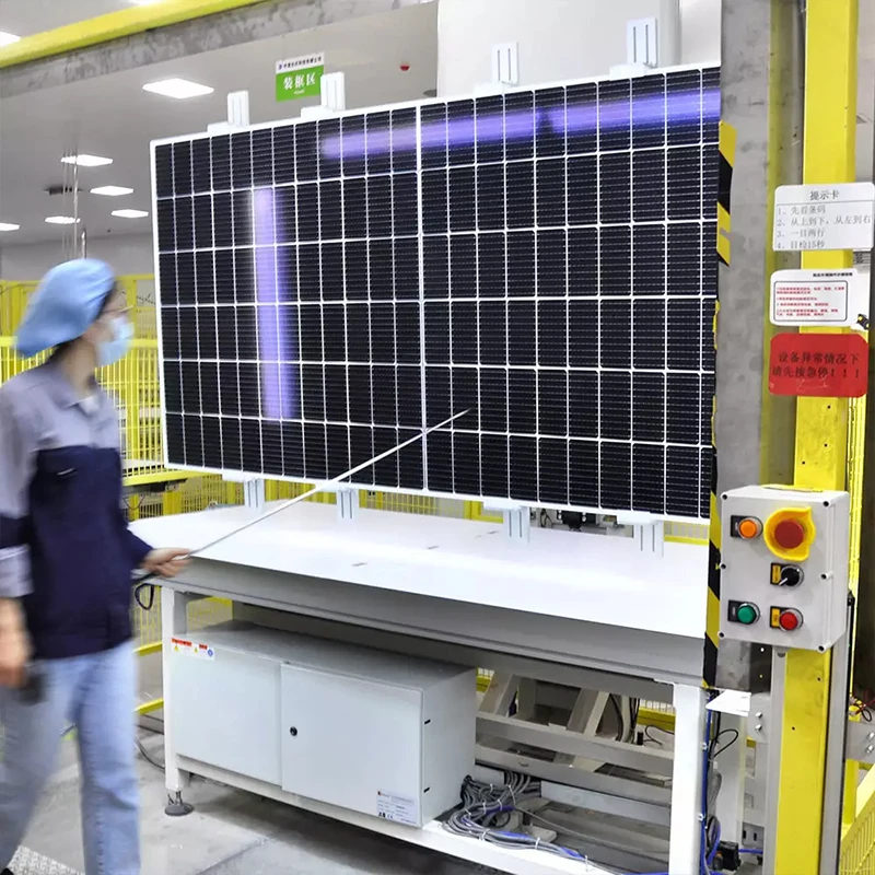 OEM Single Kit with Portable Power Station 100W to 670W Half Cell PERC Solar Panel Monocrystalline Silicon HJT Type for Home Use