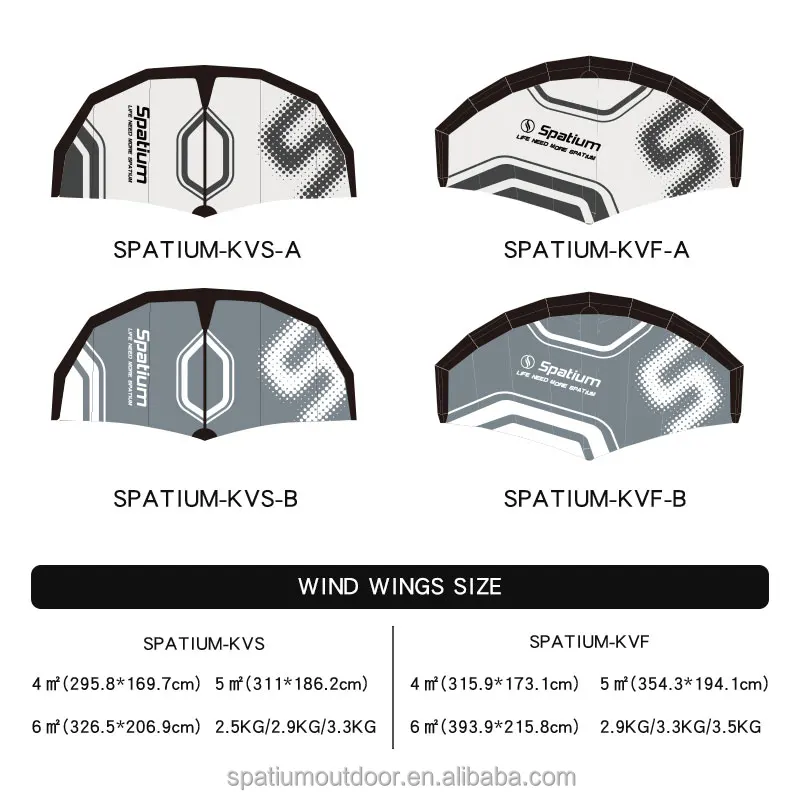 Spatium 2024 High tenacity ripstop wing hydrofoil surfboard foil board kite Available in stock
