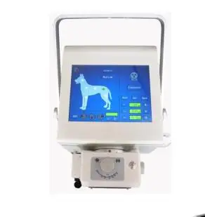 Hot Selling Veterinary Portable built-in battery X-ray Machine with flat panel and laptop for pet cat dog horse cow